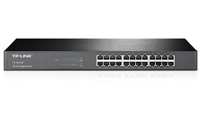 Attēls no TP-Link TL-SG1024 network switch Unmanaged L2 Gigabit Ethernet (10/100/1000) Black