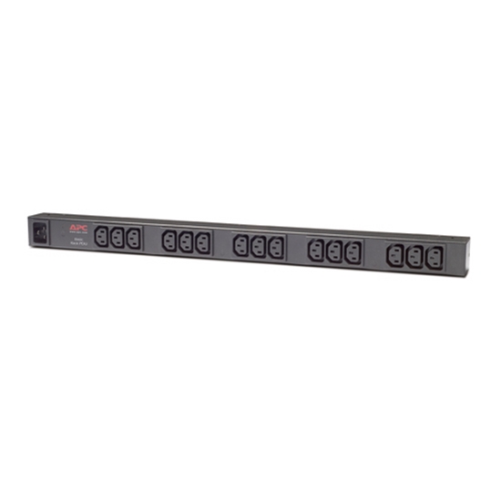 Picture of APC Basic Rack PDU AP9572 power distribution unit (PDU) 15 AC outlet(s) 0U Black