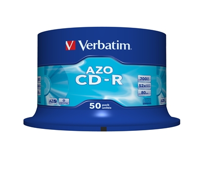 Изображение 1x50 Verbatim Data Life Plus CD-R 80, 52x Speed, Spindle