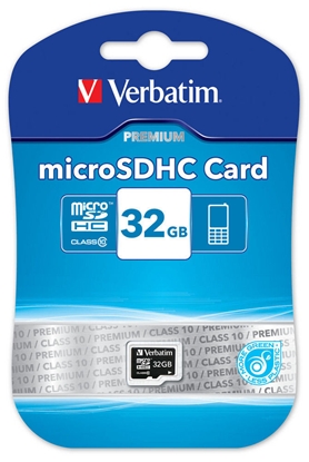 Picture of Verbatim Premium 32 GB MicroSDHC Class 10