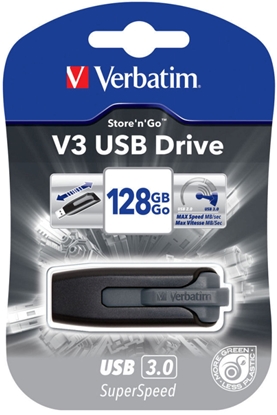 Attēls no Verbatim Store n Go V3     128GB USB 3.0 grey               49189