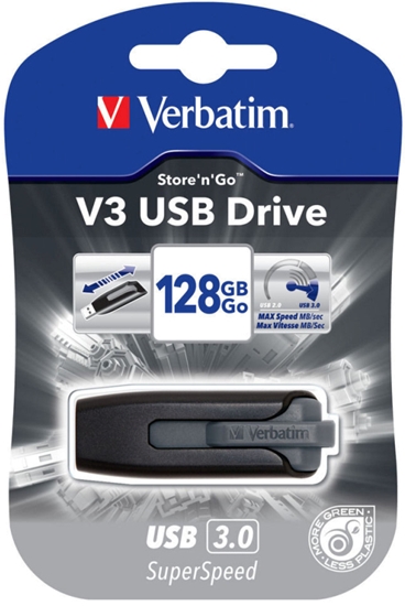 Picture of Verbatim Store n Go V3     128GB USB 3.0 grey               49189
