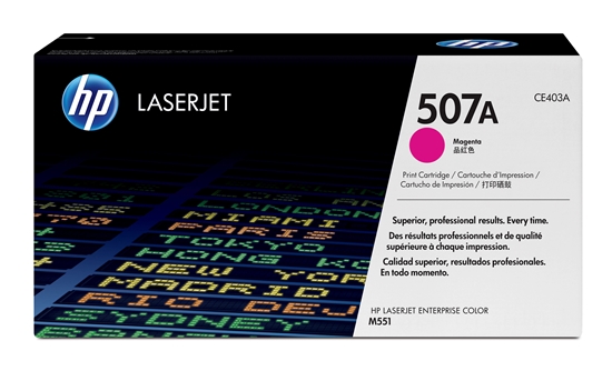 Picture of HP Toner CE 403 A magenta No. 507 A