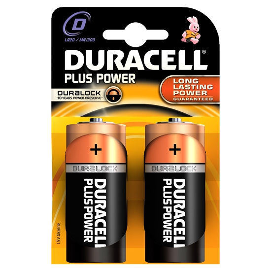 Picture of Duracell Plus Single-use battery D Alkaline