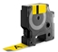 Picture of Dymo D1 19mm Black/Yellow labels 45808