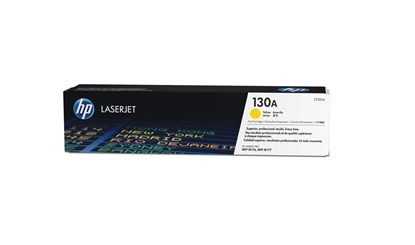 Изображение HP 130A Yellow Toner Cartridge, 1000 pages, for LaserJet Pro M176, M177 series