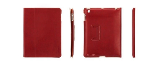 Изображение GRIFFIN Elan Folio Slim for iPad 2 amp; 3 (Red) / Extra-slim, one-piece folio