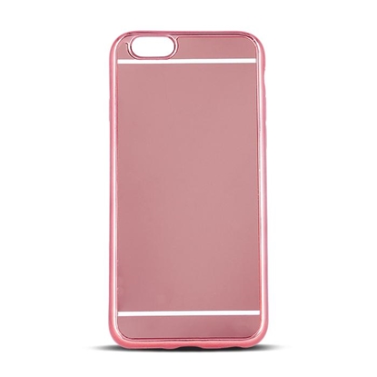 Изображение Beeyo Mirror Silicone Back Case With Mirror For Samsung G920 Galaxy S6 Pink