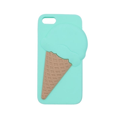 Attēls no Mocco 3D Silikone Back Case For Mobile Phone Ice cream Samsung A310 Galaxy A3 2016 Green