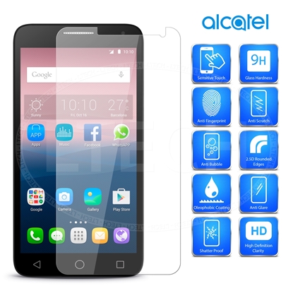 Attēls no Tempered Glass Premium 9H Screen Protector Alcatel Pixi 4 (4.0") (4034D)