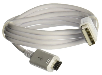 Picture of Samsung USB/microUSB USB cable 0.9 m USB 2.0 Micro-USB A USB A White
