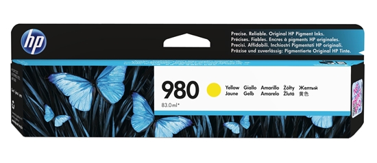 Picture of HP D8J09A ink cartridge yellow No. 980
