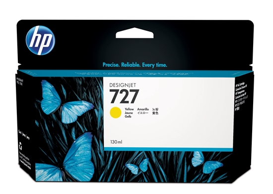 Picture of HP 727 130-ml Yellow DesignJet Ink Cartridge