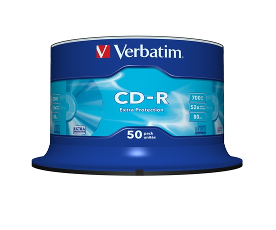 Изображение 1x50 Verbatim Data Life CD-R 80 52x Speed, ExtraProtection