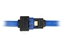 Attēls no Delock Extension cable SATA 6 Gb/s receptacle straight > SATA plug straight 30 cm blue latchtype
