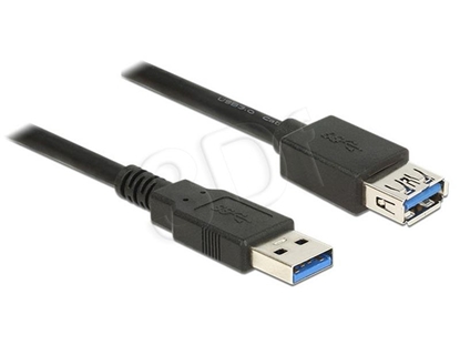 Attēls no Delock Extension cable USB 3.0 Type-A male > USB 3.0 Type-A female 1.5 m black