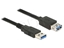 Attēls no Delock Extension cable USB 3.0 Type-A male > USB 3.0 Type-A female 1.5 m black