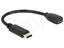 Изображение Delock Adapter cable USB Type-C™ 2.0 male  USB 2.0 type Micro-B female 15 cm black