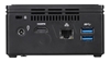 Picture of Gigabyte GB-BACE-3160 PC/workstation barebone 0.69L sized PC Black J3160 1.6 GHz
