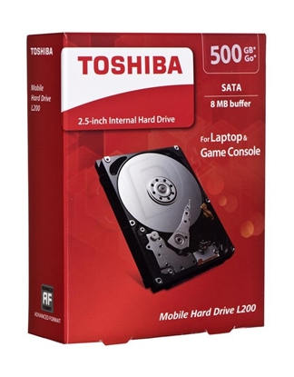 Attēls no Toshiba L200 500GB 2.5" Serial ATA II