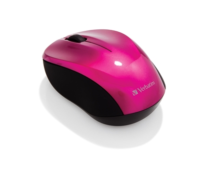 Attēls no Verbatim Go Nano Wireless Mouse Hot Pink             49043