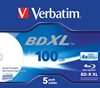 Изображение 1x5 Verbatim BD-R Blu-Ray 100GB 4x Speed wide printable JC