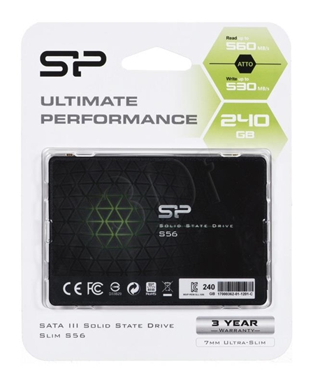 Изображение Dysk SSD Slim S56 240GB 2,5" SATA3 460/450MB/s 7mm