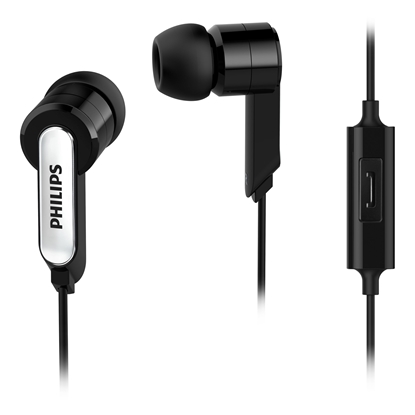 Picture of Philips SHE1405BK/10 headphones/headset Wired In-ear Calls/Music Black