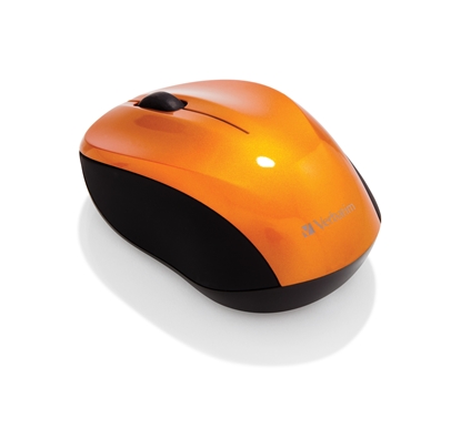 Attēls no Verbatim Go Nano Wireless Mouse Volcanic Orange      49045