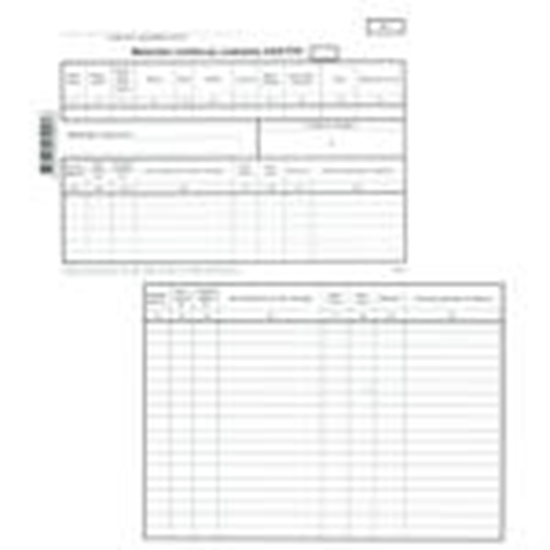 Picture of Materiālu noliktavas uzskaites kartīte,  A5DK,  10 loksnes