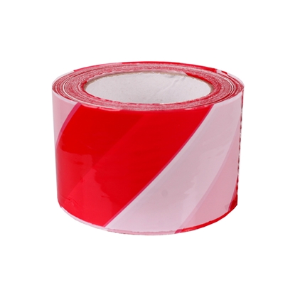 Изображение Norobežojošā lente, sarkana/balta, 7.5cm x 200 m