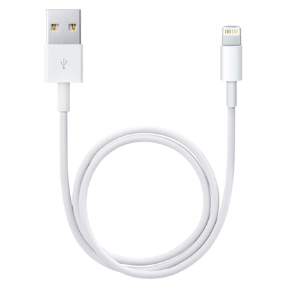 Attēls no Apple Lightning auf USB Kabel 0,5m (retail)