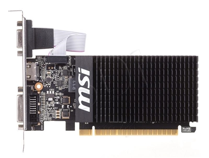 Attēls no MSI GT 710 2GD3H LP graphics card NVIDIA GeForce GT 730 2 GB GDDR3