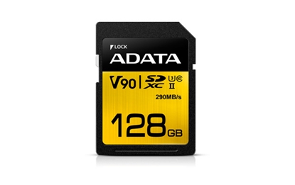 Attēls no ADATA Premier ONE V90 128GB SDXC UHS-II Class 10 memory card