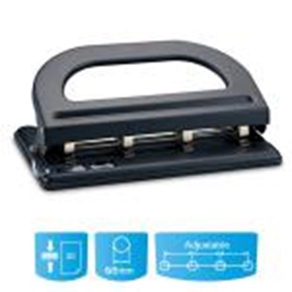 Attēls no Caurumotājs KW-triO 09640 dubults 30lap melns