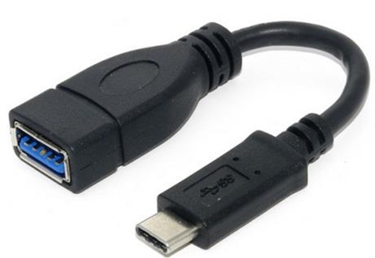 Изображение Gembird OTG USB Type C Male - USB Female 0.2m Black USB 3.0