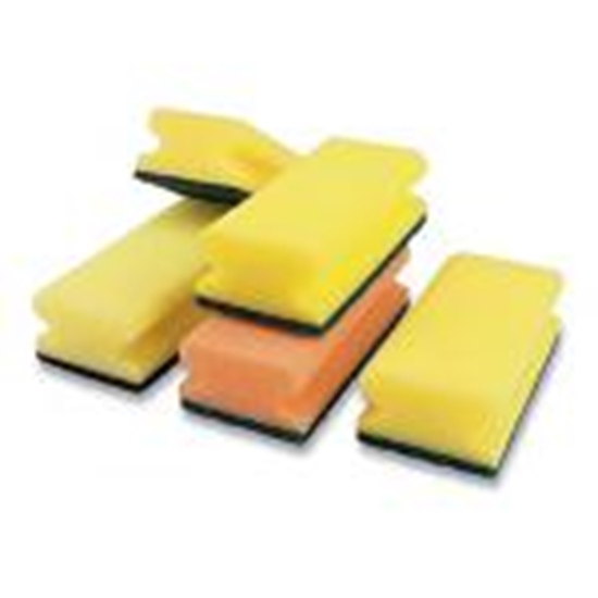 Picture of Mazgāšanas sūklis ar vienu abrazīvu pusi un ergonom. ielik.