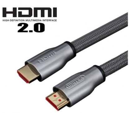 Изображение Kabel Unitek HDMI - HDMI 2m srebrny (Y-C138RGY)