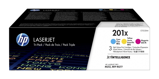 Picture of HP Toner CF 253 XM C/M/Y No. 201 X