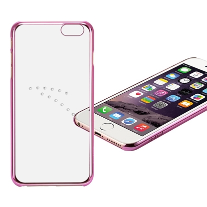 Изображение X-Fitted Plastic Case With Swarovski Crystals for Apple iPhone 6 / 6S Pink / Diamond Arrow