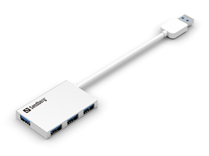Attēls no Sandberg USB 3.0 Pocket Hub 4 ports