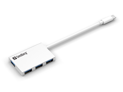 Attēls no Sandberg USB-C to 4 xUSB 3.0 Pocket Hub