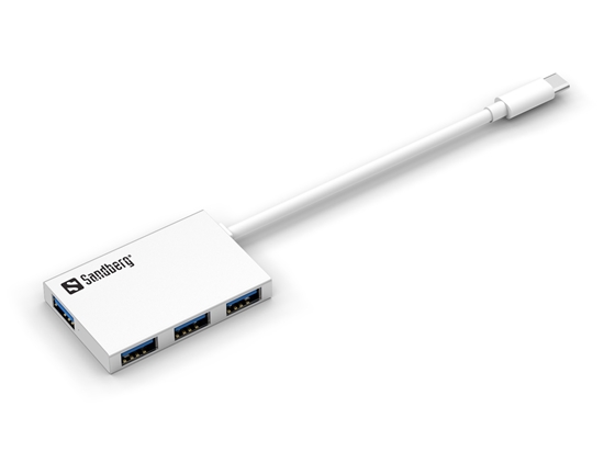 Picture of Sandberg USB-C to 4 xUSB 3.0 Pocket Hub