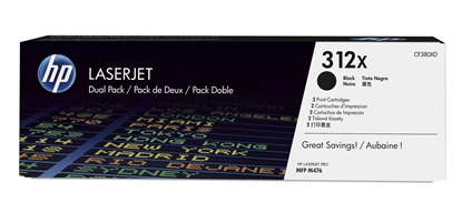 Изображение HP Toner CF 380 XD black No. 312 X       Twin Pack