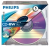 Picture of 1x5 Philips CD-RW 80Min 700MB 4-12x SL Colour