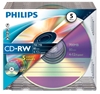 Изображение 1x5 Philips CD-RW 80Min 700MB 4-12x SL Colour