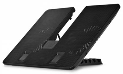 Picture of DeepCool U PAL notebook cooling pad 39.6 cm (15.6") 1000 RPM Black