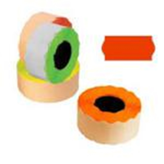 Изображение *Marķēšanas lente 26x12mm sarkana 1000uzl./rul.