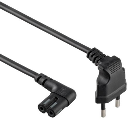 Picture of Gembird Power Cord C7 / Angled - Black