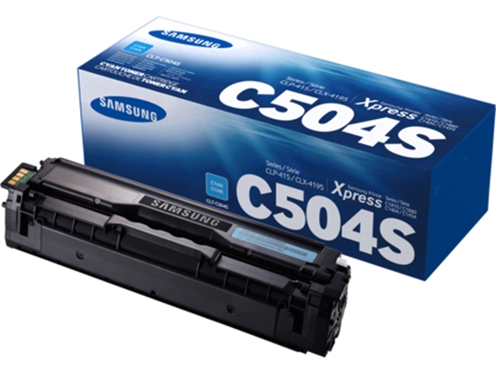 Picture of Samsung CLT-C504S Cyan Original Toner Cartridge